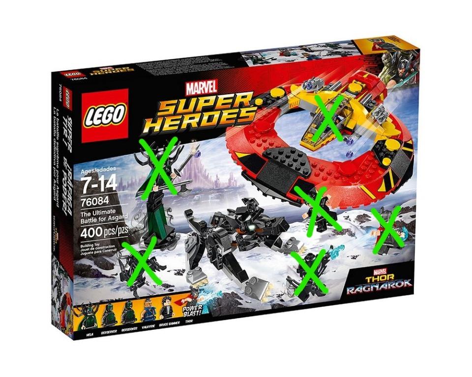 Lego Marvel Superheroes Set 76084 The Ultimate Battle for Asgard INCOMPLETE Hobbies Toys Toys Games on Carousell