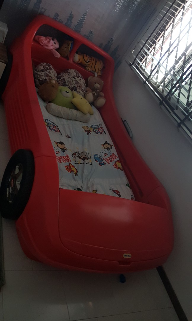 Kids Car Bed Little Tikes, Furniture & Home Living, Furniture, Bed