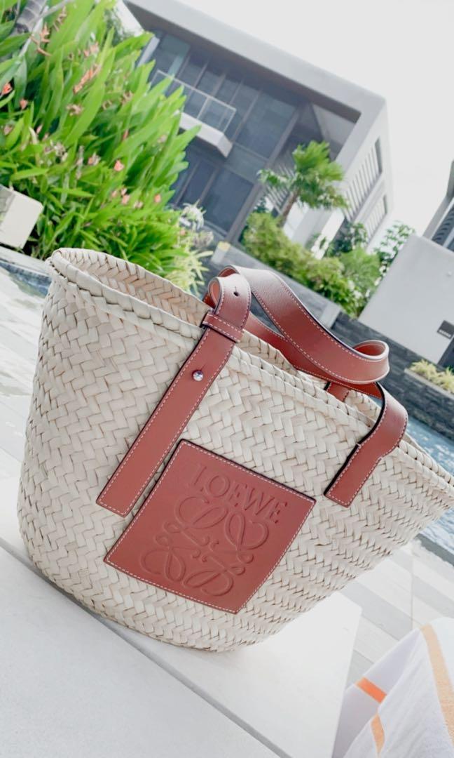 Loewe Wicker Bag in Brown, Women's Fashion, Bags & Wallets, Shoulder