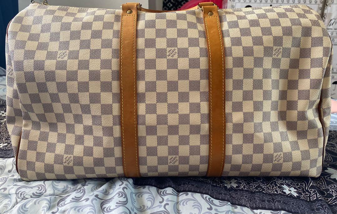 How To Spot Real Vs Fake Louis Vuitton Keepall 55 Bag – LegitGrails