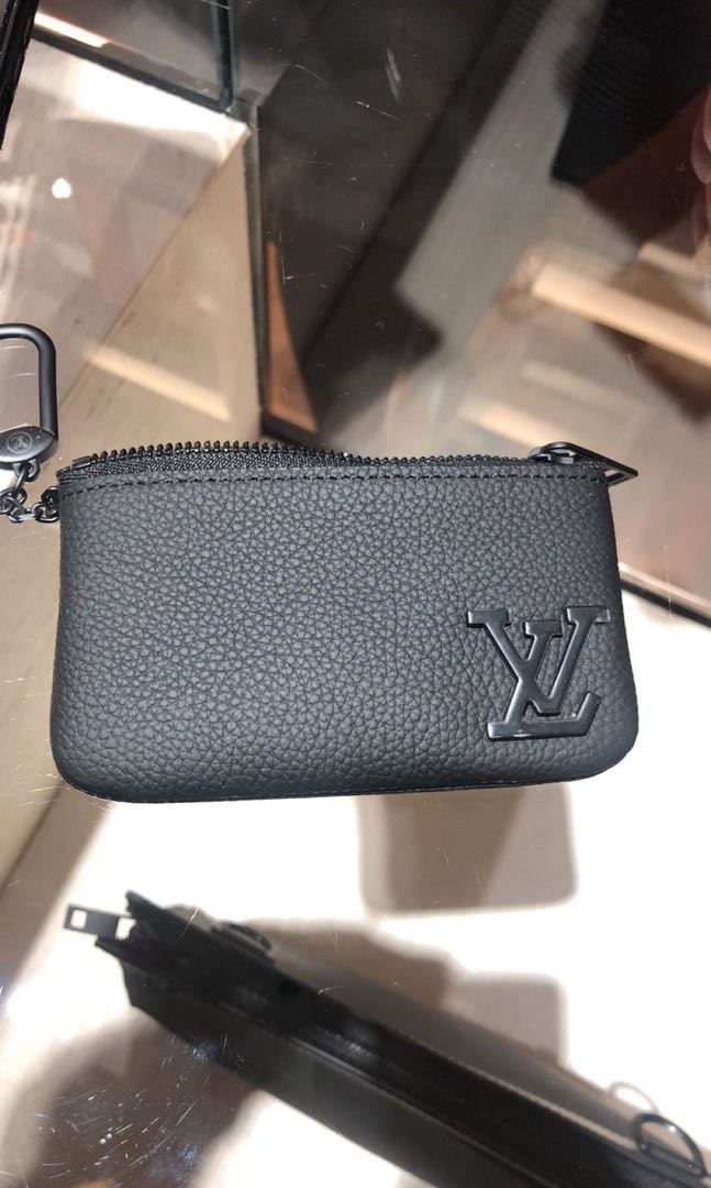 Louis Vuitton Aerogram Key Pouch, Black