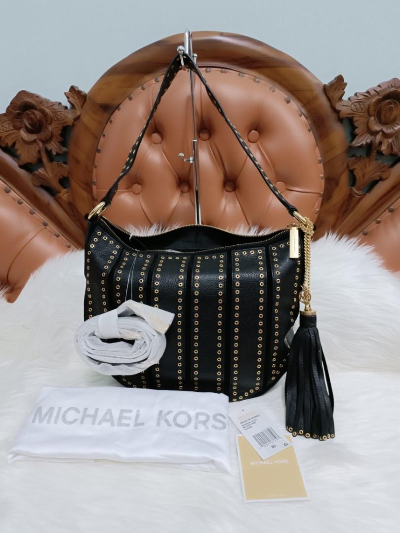 Michael Kors Brooklyn Grommet Fesyen Wanita Tas Dompet di