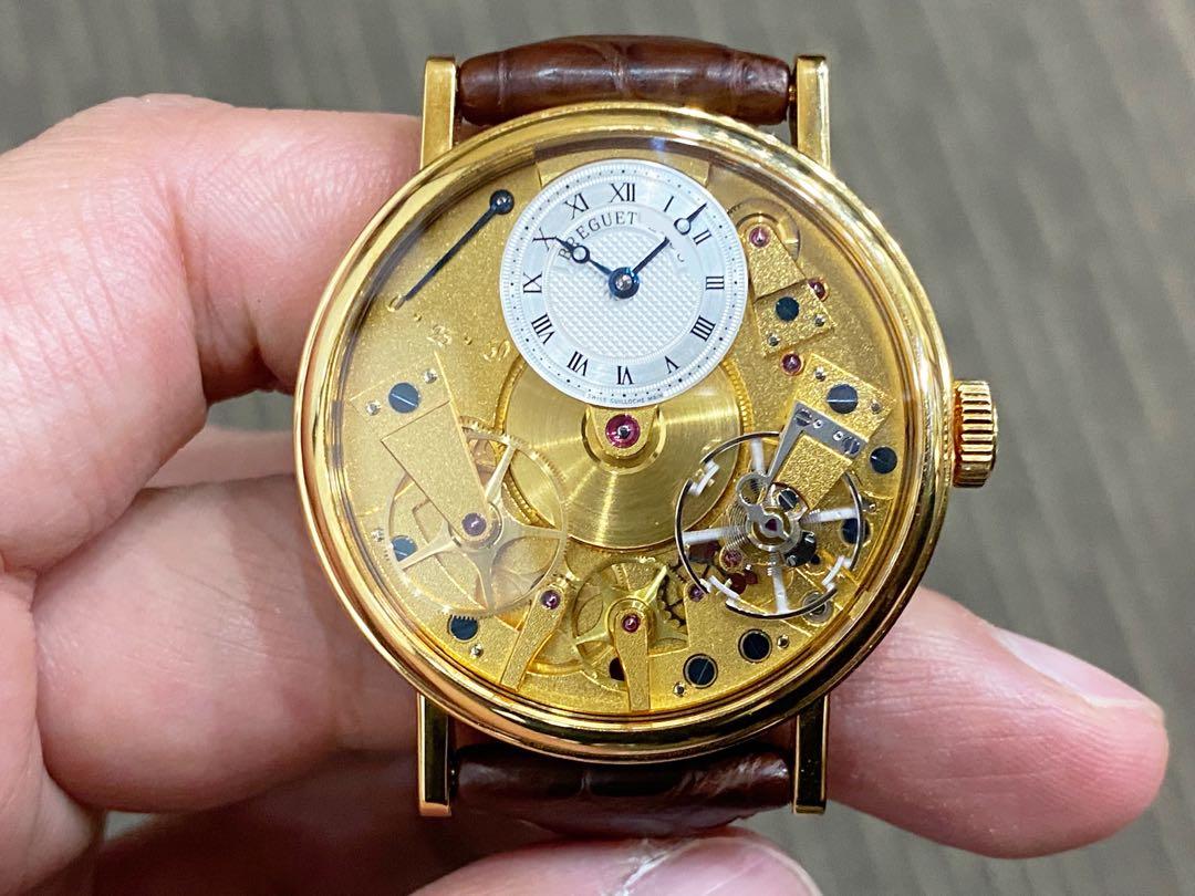 Mint Complete Dec 08 Breguet Tradition 7027 7027BA Yellow Gold