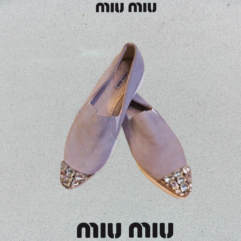 Miu miu slip ons 2025