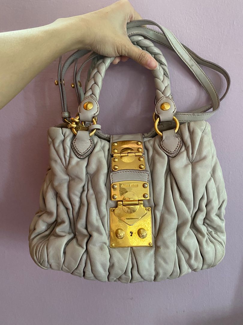 Miu Miu maltese bag lilac, Women's Fashion, Bags & Wallets, Cross-body ...