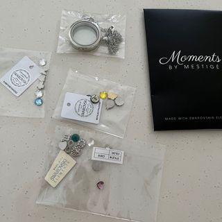 Moments by Mestige Necklace with Charms