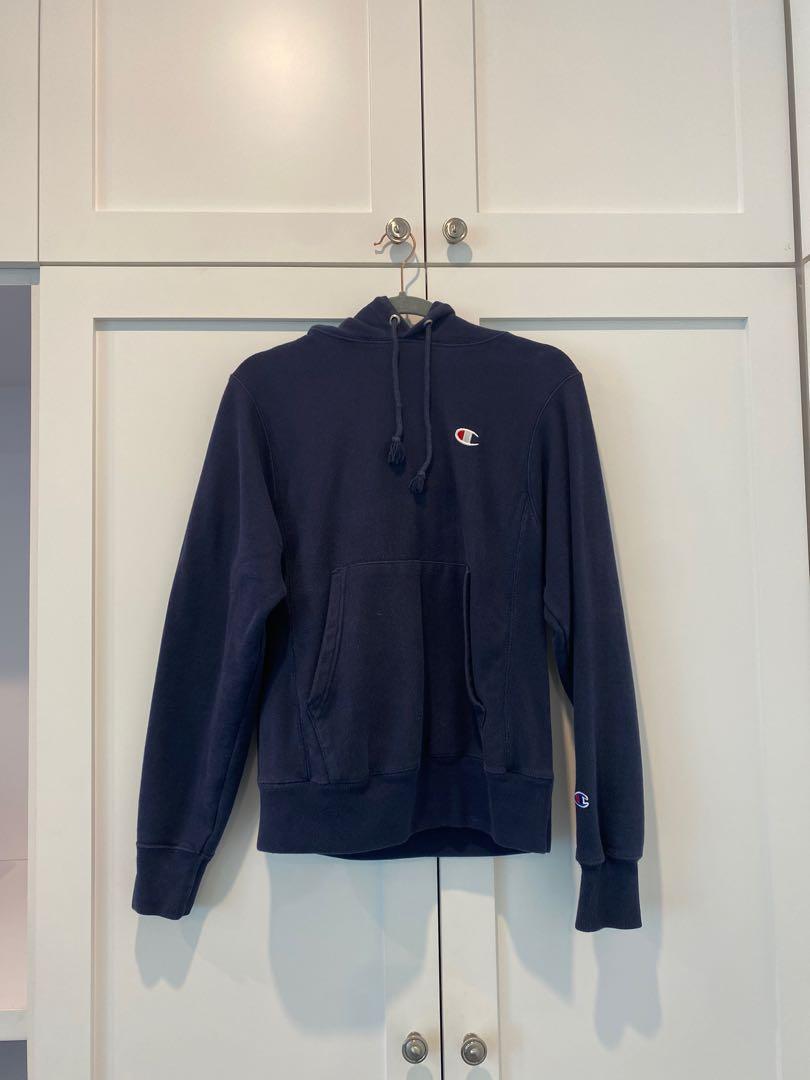 Mens champion clearance hoodie navy