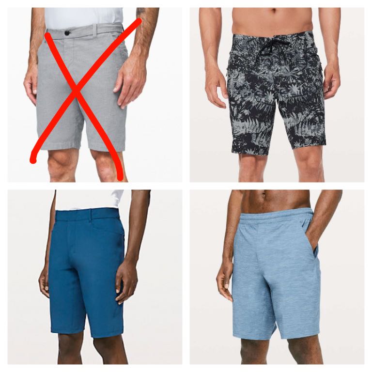 New Lululemon MEN City to Summit Commuter Short/Current State Short 9