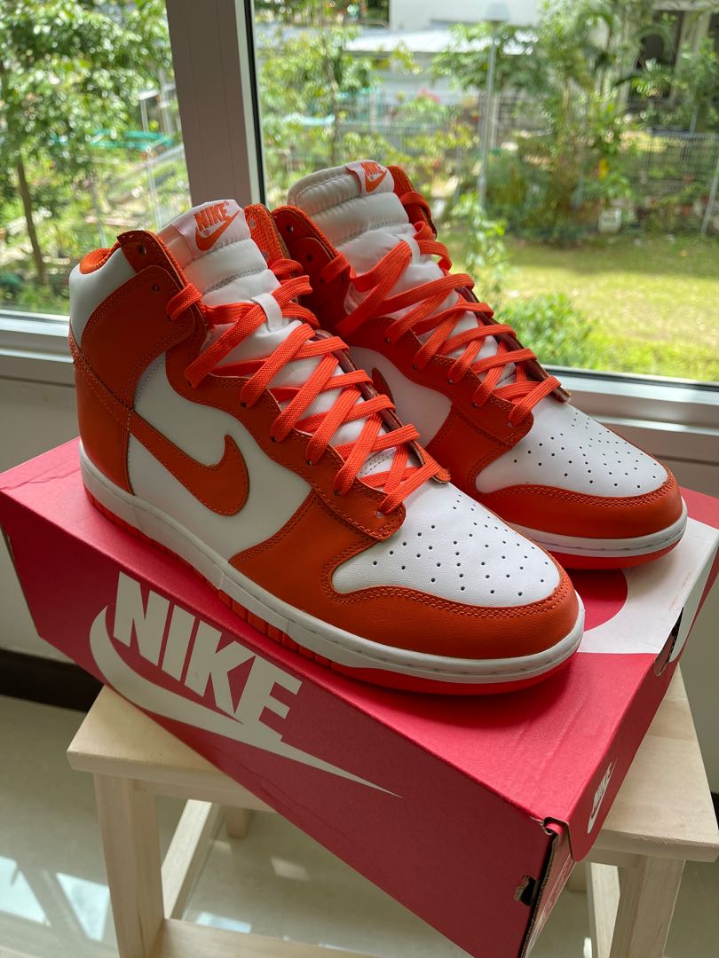 Nike Dunk High Orange Blaze, Men's Fashion, Footwear, Sneakers on ...