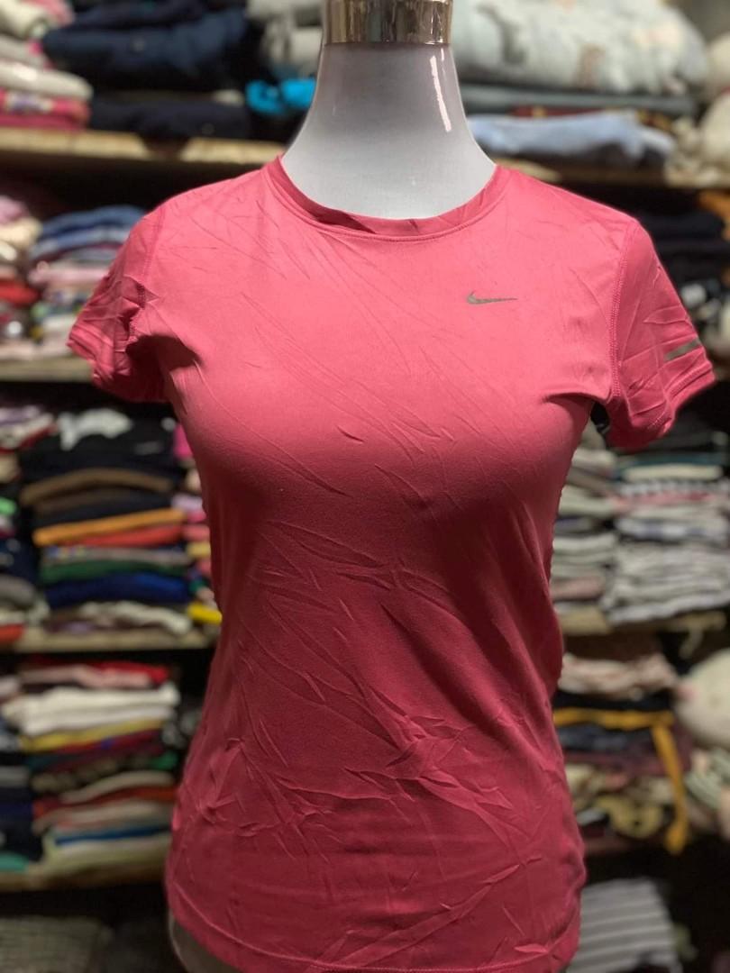 red dri fit shirt womens
