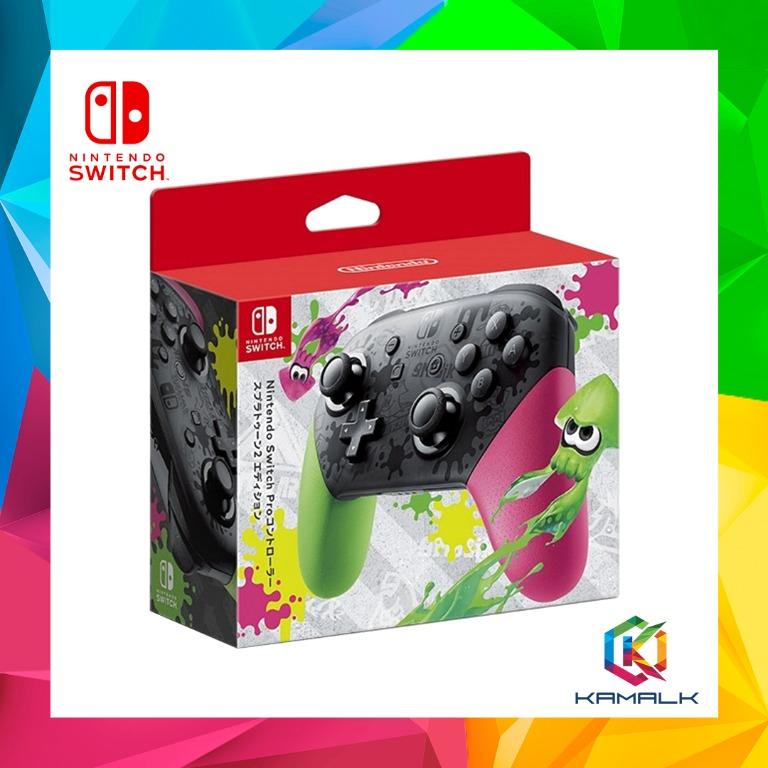 Nintendo Switch Pro Controller Splatoon 2 Edition 1 Week