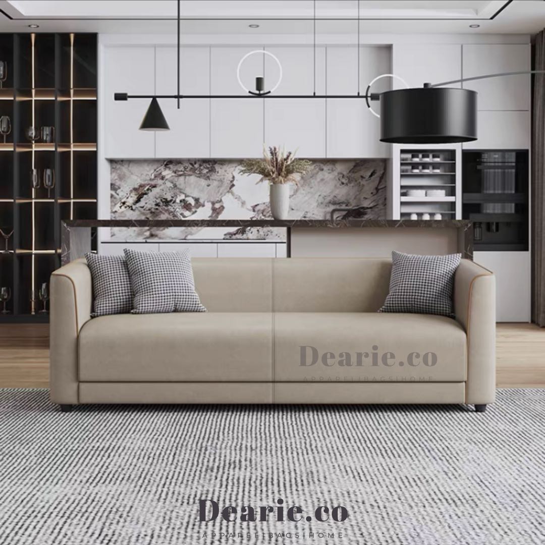 Nordic Modular Leathaire sofa Brand new, nordic modern scandi living