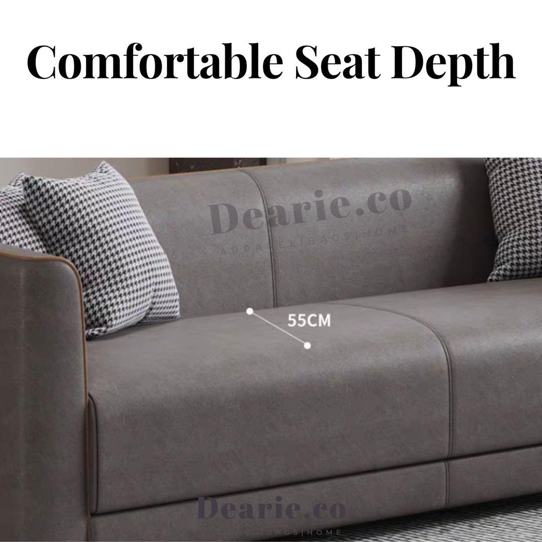 Nordic Modular Leathaire sofa Brand new, nordic modern scandi living