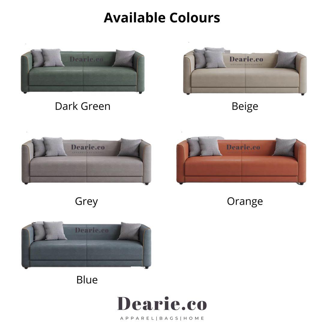 Nordic Modular Leathaire sofa Brand new, nordic modern scandi living