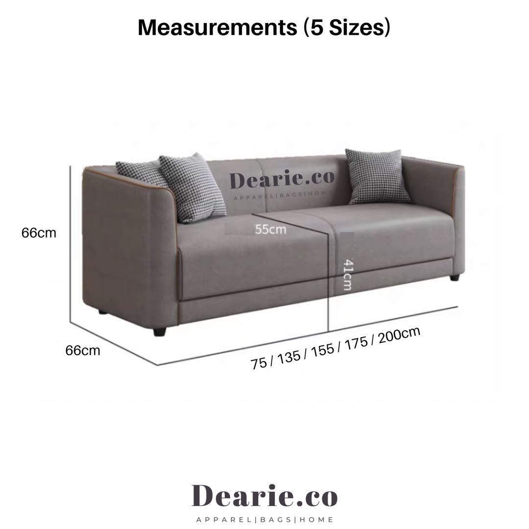 Nordic Modular Leathaire sofa Brand new, nordic modern scandi living