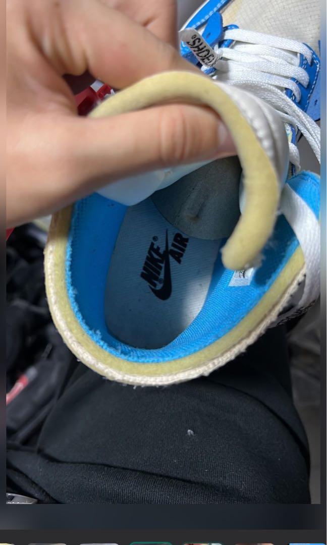 Off White air jordan 1 unc Men s Fashion Footwear Sneakers on Carousell