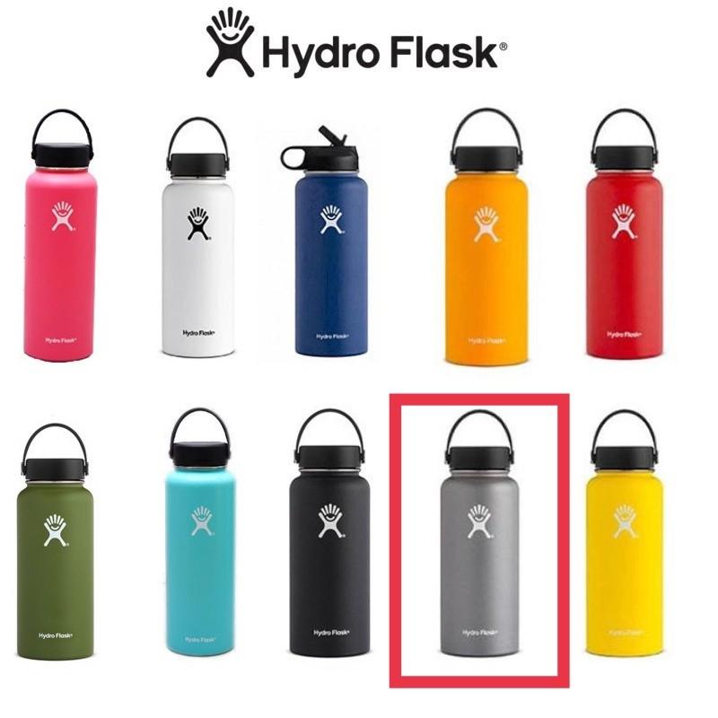 15 FAST DEAL PICKUP ONLY GREY STRAW COVER AVAIL Hydroflask Stainless Steel Vacuum Flask GREY Straw Cover