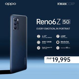 Oppo Reno 6 Z CPH2237 8GB + 128GB Black MediaTek Dimensity MT6853 8GB RAM Mali-G57 MC3 128GB 6.4" AMOLED FHD Android 11 Smartphone