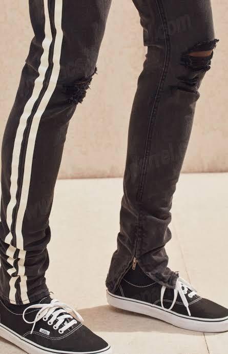 Pacsun side stripe best sale pants