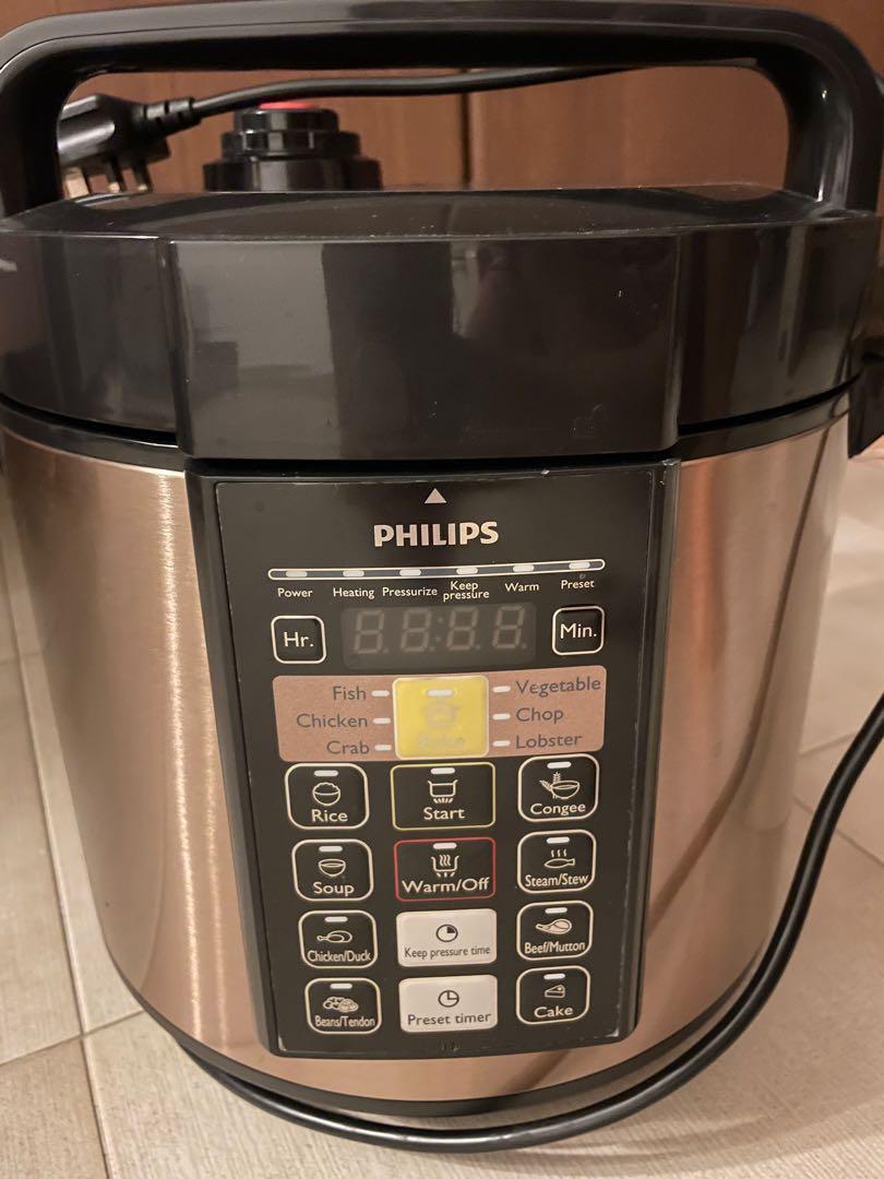 Philips Electric Pressure Cooker HD 2139 TV Home Appliances Kitchen Appliances Cookers on Carousell