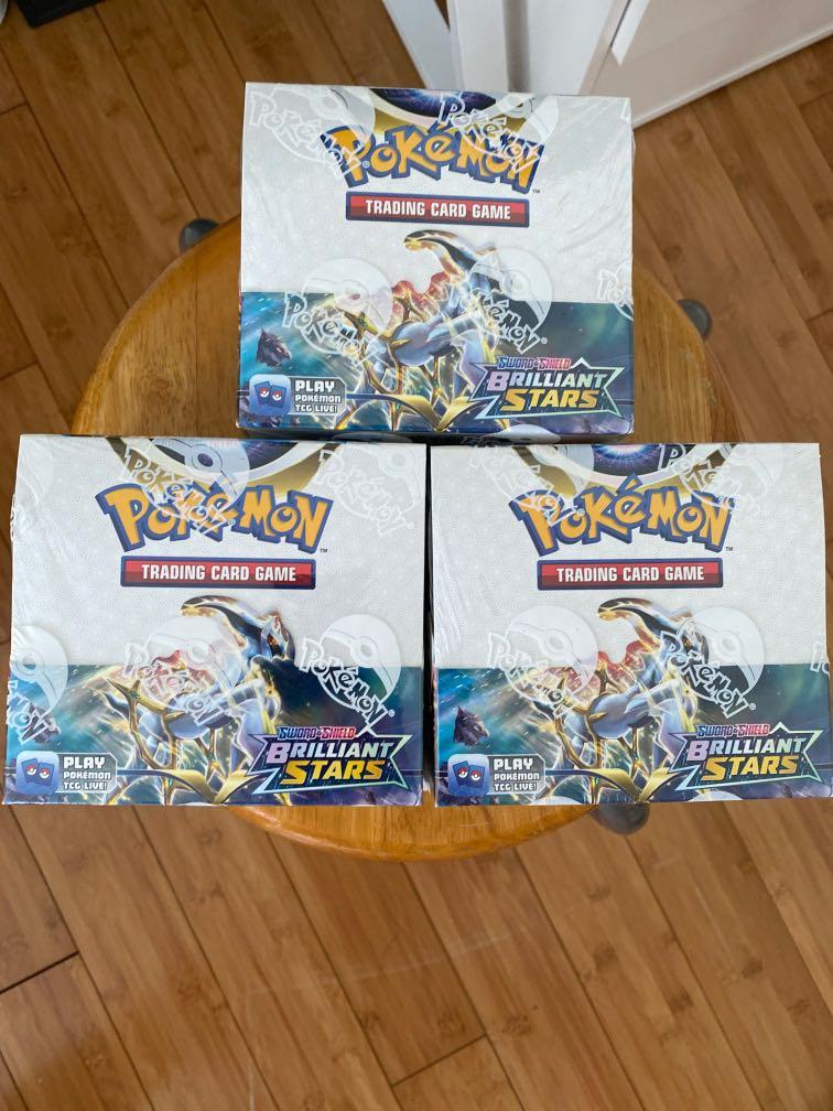 pokemon brilliant stars booster box msrp SW&SH Not suitable for children under 3 years old Pokemon TCG: Sword & Shield