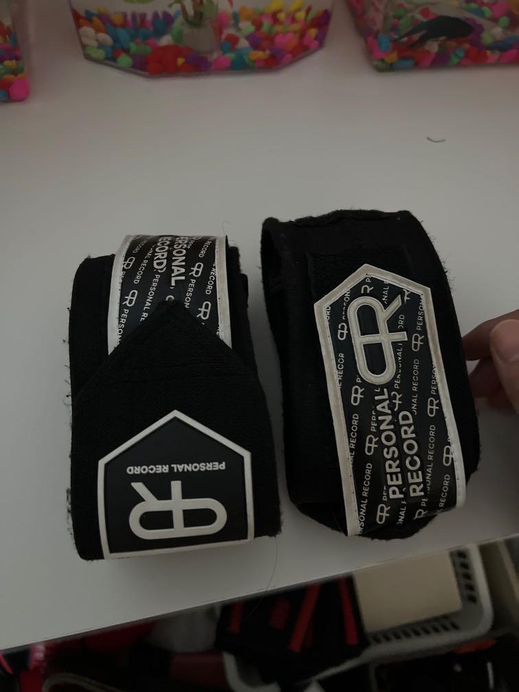 PR Elbow Wraps Larry Wheels, Health & Nutrition, Health Supplements