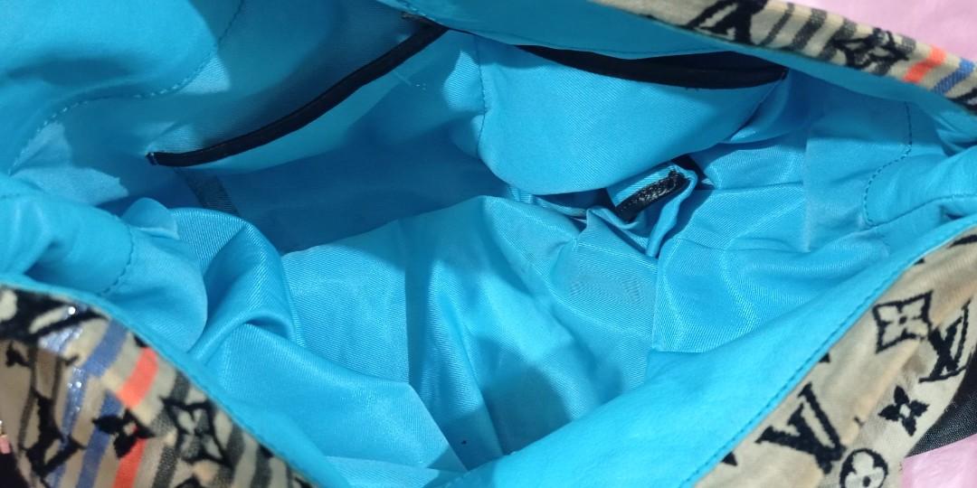 Preloved LV limited Edition Blue monogram Cheche Bohemian bag