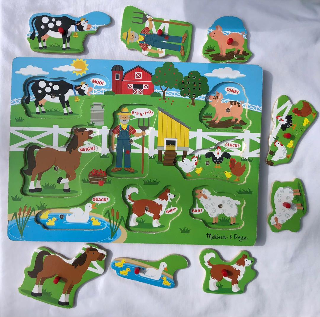 Melissa & Doug Sound Puzzle Old MacDonald's Farm