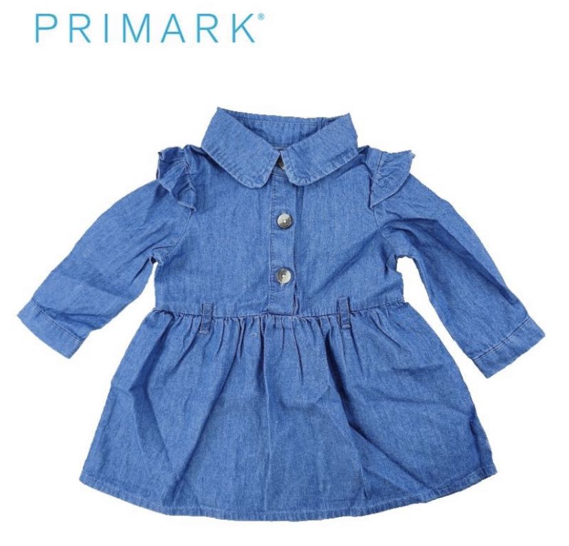 Primark Baby Girl Denim Jeans Dress 