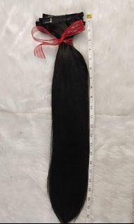 Pure Human Hair Extensions Clip-on