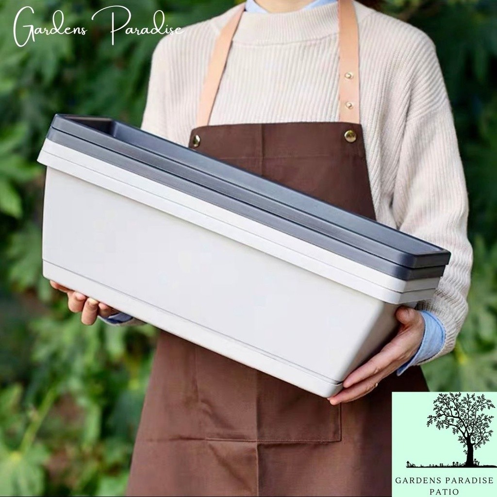 Potter's Racks Rectangular Plant Rack Vegetable Resin Potter, Furniture & Home Living ...