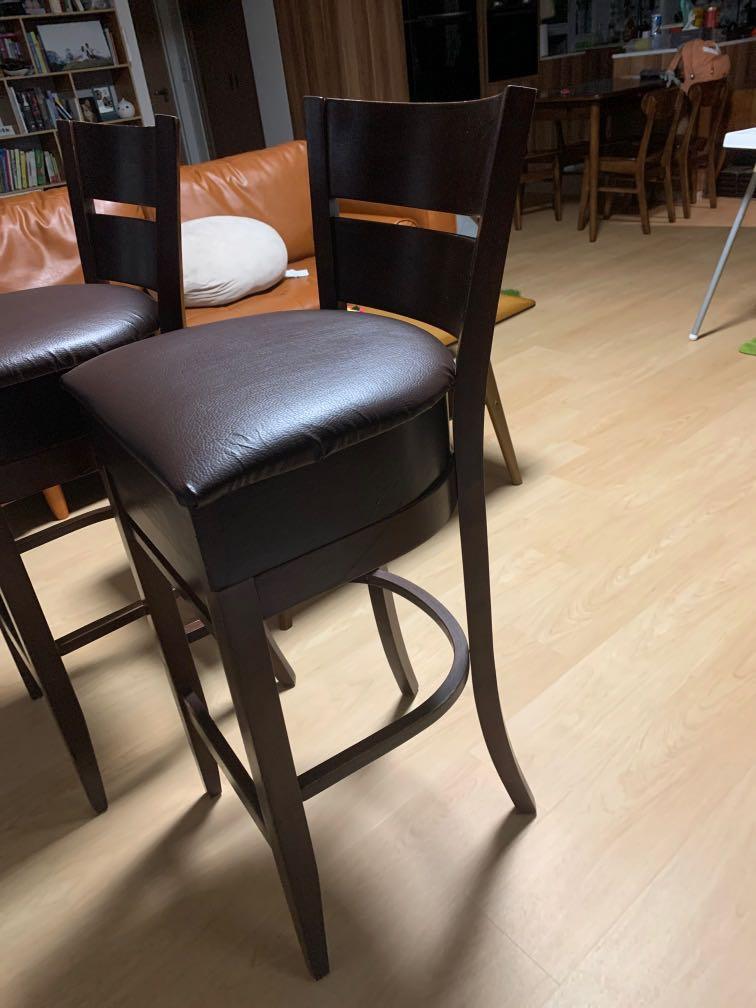 Refurbished Bar Stools, Furniture & Home Living, Furniture, Chairs on