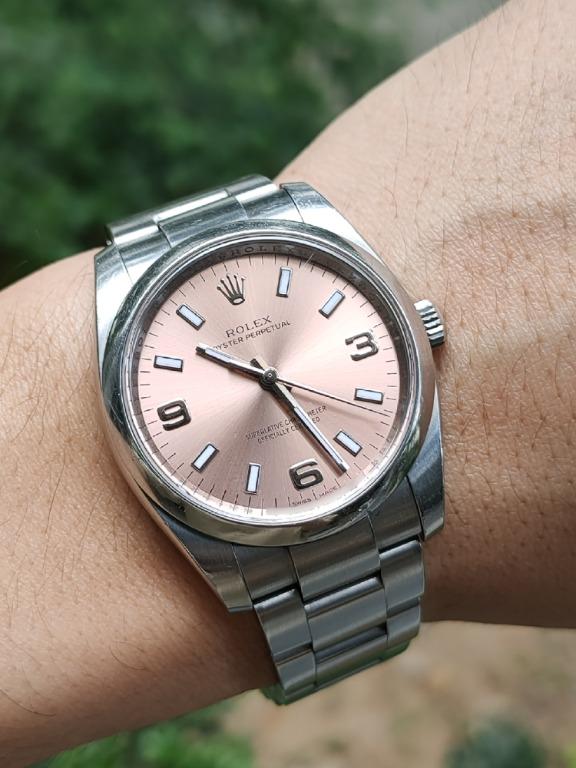 Oyster perpetual sales 34 pink