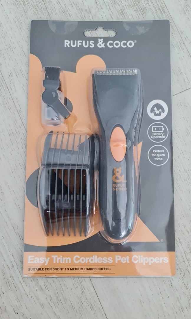 Rufus Coco Easy Trim Cordless Pet Clippers