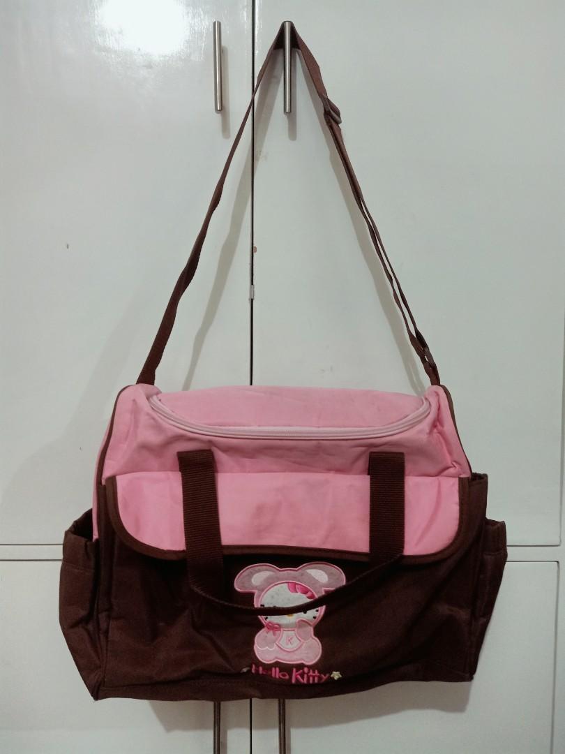 Sanrio Baby bag (Category: Diaper Bags & Wetbags) located in Tabaco. Submitted by mommyandbaby_closet (Listing ID 1147193816, Image 1). Description: rfs: decluttering mop: gcash, bdo,bpi, palawan express courier: j&t express (sf is shouldered by the buyer) pm for the flaws 😊.
