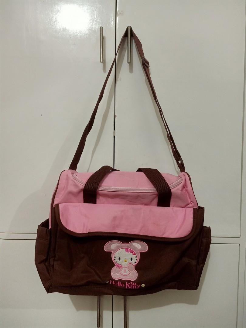 Sanrio Baby bag (Category: Diaper Bags & Wetbags) located in Tabaco. Submitted by mommyandbaby_closet (Listing ID 1147193816, Image 2). Description: rfs: decluttering mop: gcash, bdo,bpi, palawan express courier: j&t express (sf is shouldered by the buyer) pm for the flaws 😊.