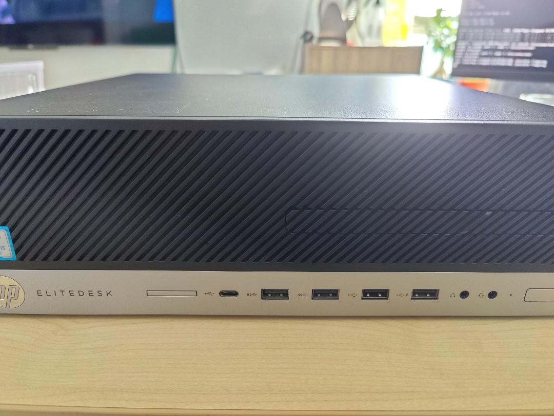 Selling used HP elitedesk 800 g3 Intel core i5 6500 16gb ram 256 nvme storage boot drive Computers Tech Desktops on Carousell