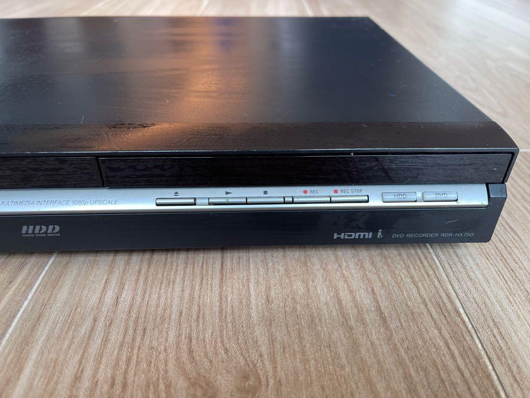 Sony RDRHX750 DVD HDD Recorder, 家庭電器, 電視 & 其他娛樂, 娛樂系統及智能家居產品 Carousell