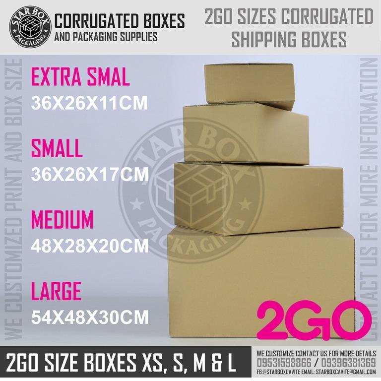 Starbox TWO GO Express Size Corrugated Boxes Shipping Box Packaging Box ...