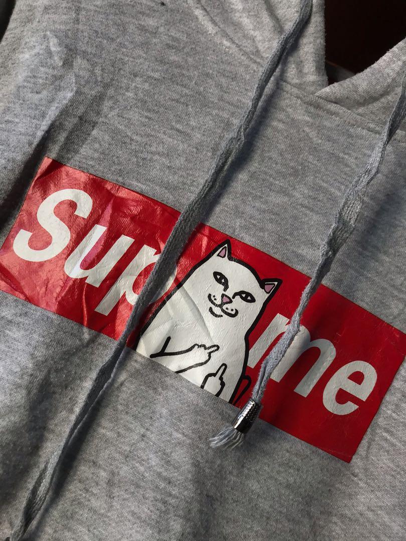 Supreme x on sale ripndip hoodie