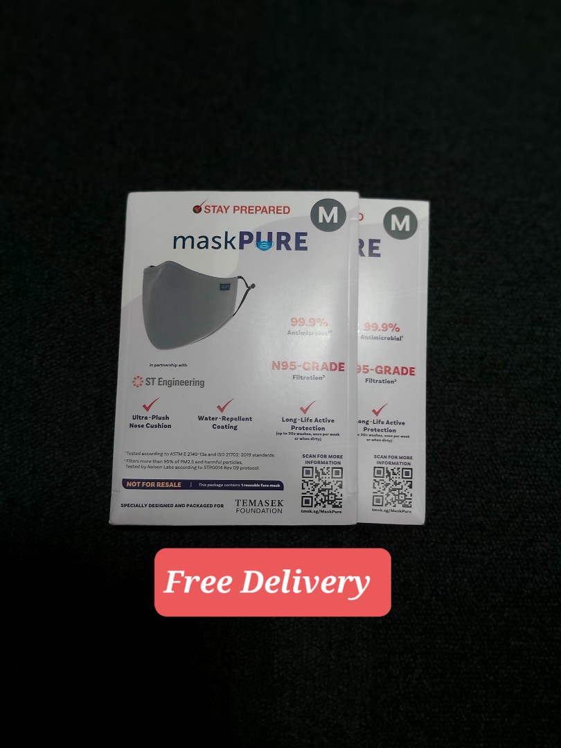 Temasek MaskPure ( Mask Pure), Health & Nutrition, Face Masks & Face