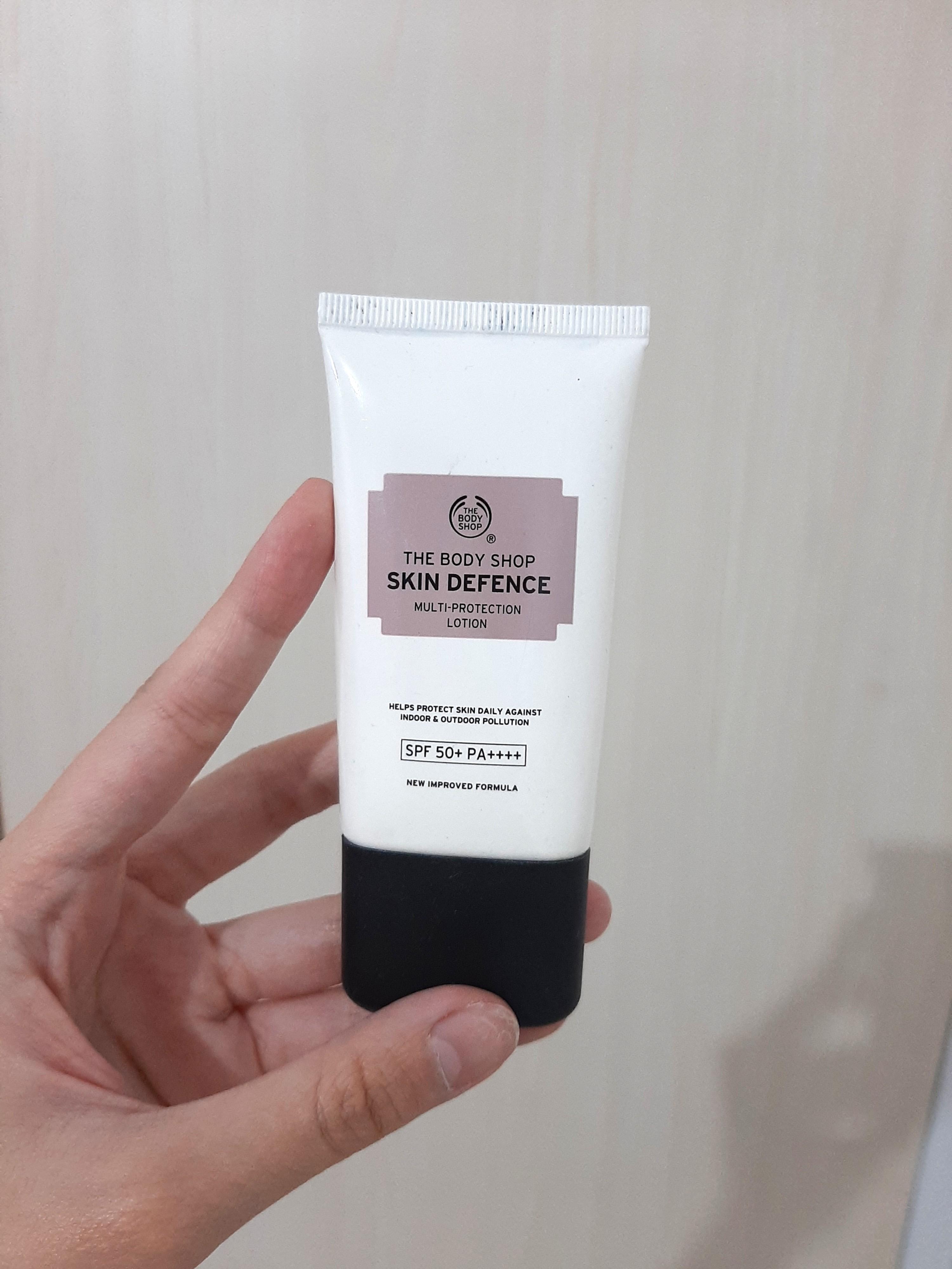 The body shop sunscreen Skin defence multiprotection lotion spf 50+ pa
