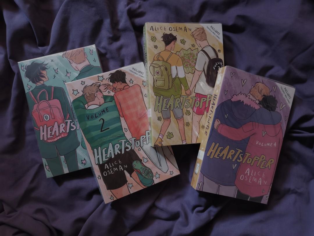The Heartstopper Series by Alice Oseman (1-4), Hobbies & Toys, Books &  Magazines, Fiction & Non-Fiction on Carousell