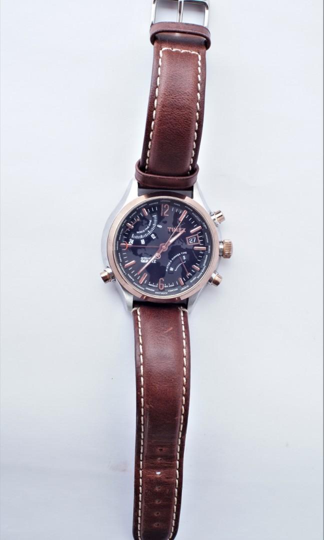 Timex Intelligent Quartz World Time Gent s Watch Men s Fashion