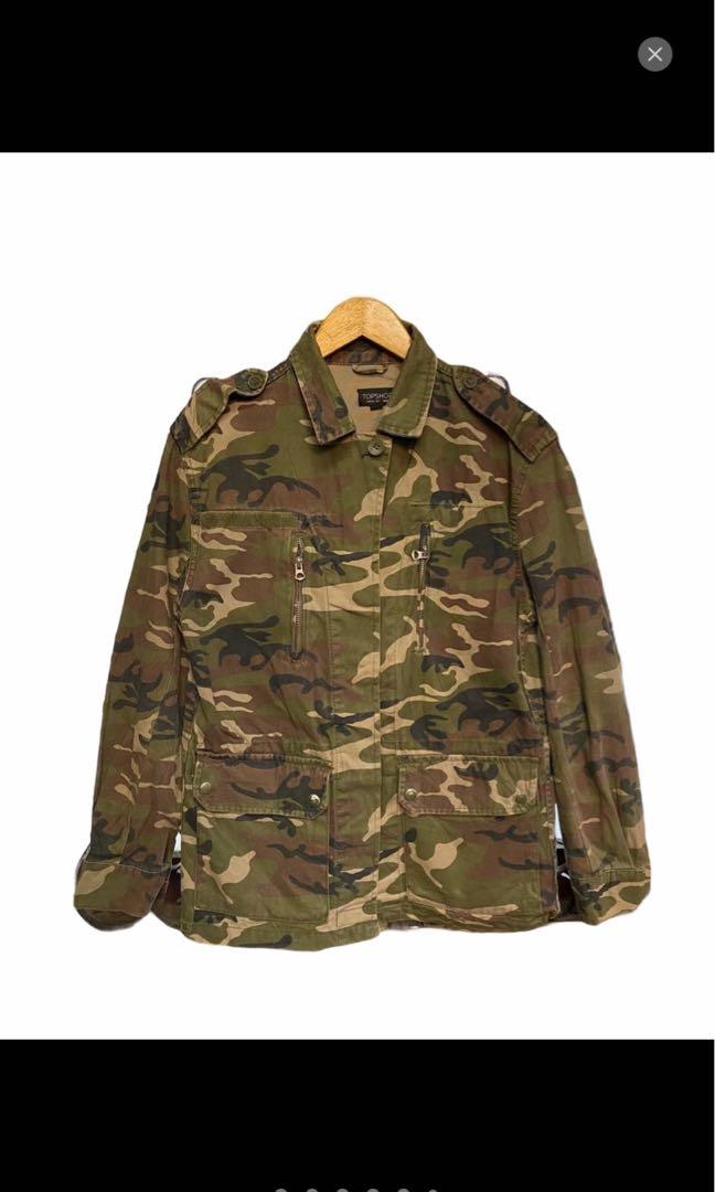 Camouflage deals jacket topshop