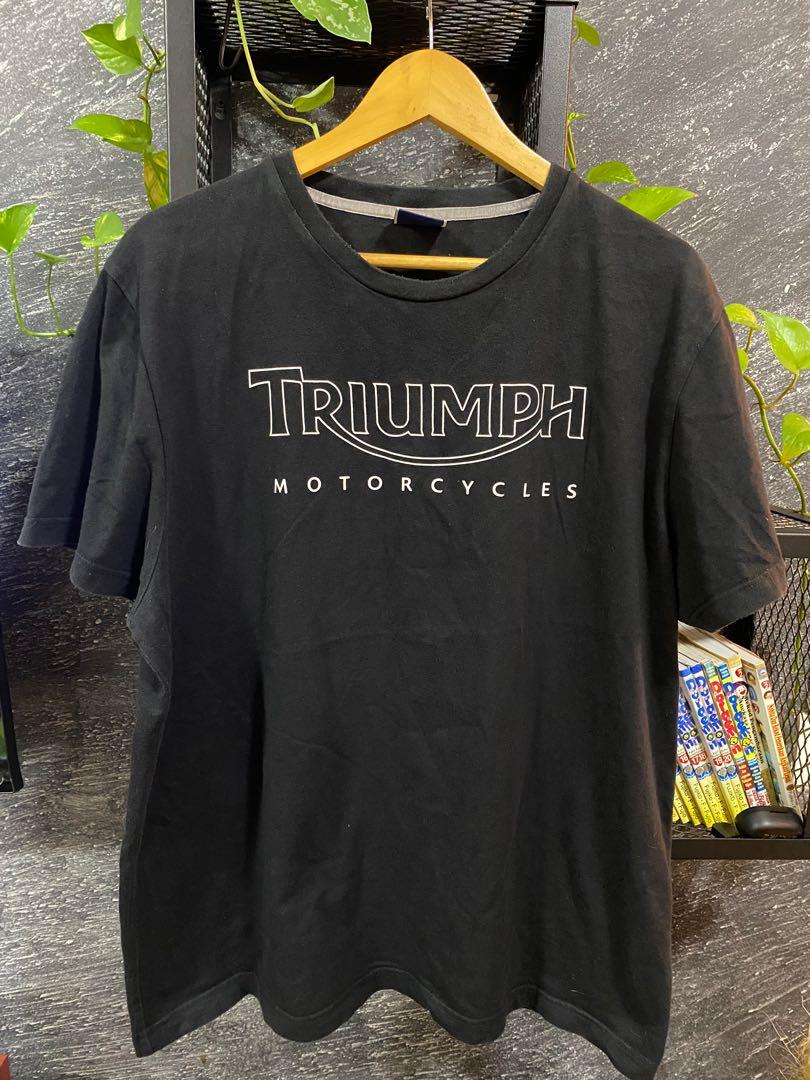 Triumph Motorcycles T Shirt, Men's Fashion, Tops & Sets, Tshirts & Polo  Shirts on Carousell