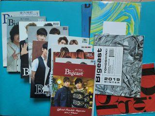 (TVXQ！東方神起) Tohoshinki Bigeast Magazine 2012-2016, 2018-2019