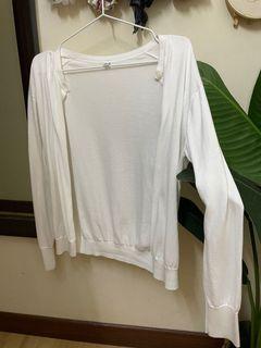 Uniqlo White Cardigan