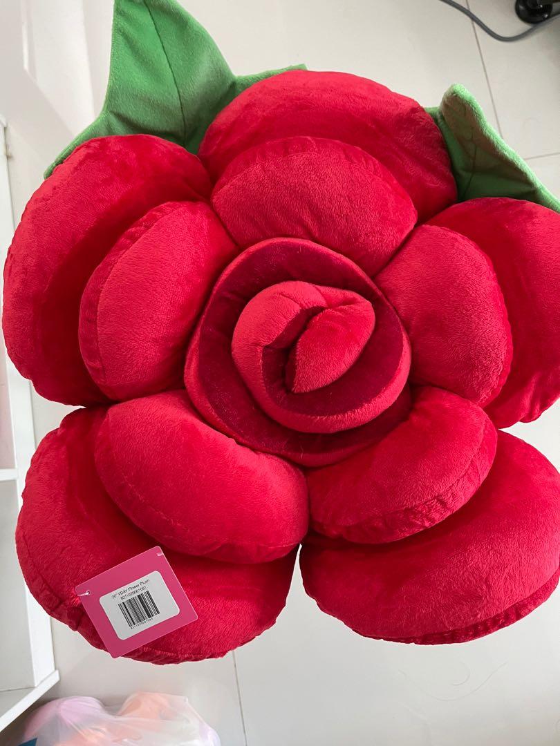 plush red rose