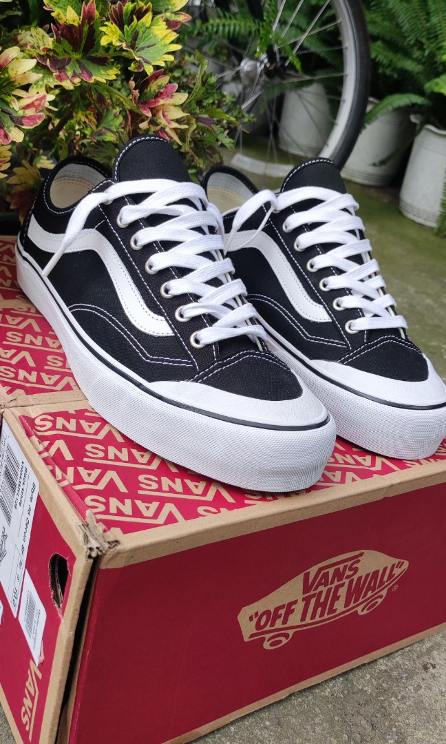 vans style 36 decon sf black white